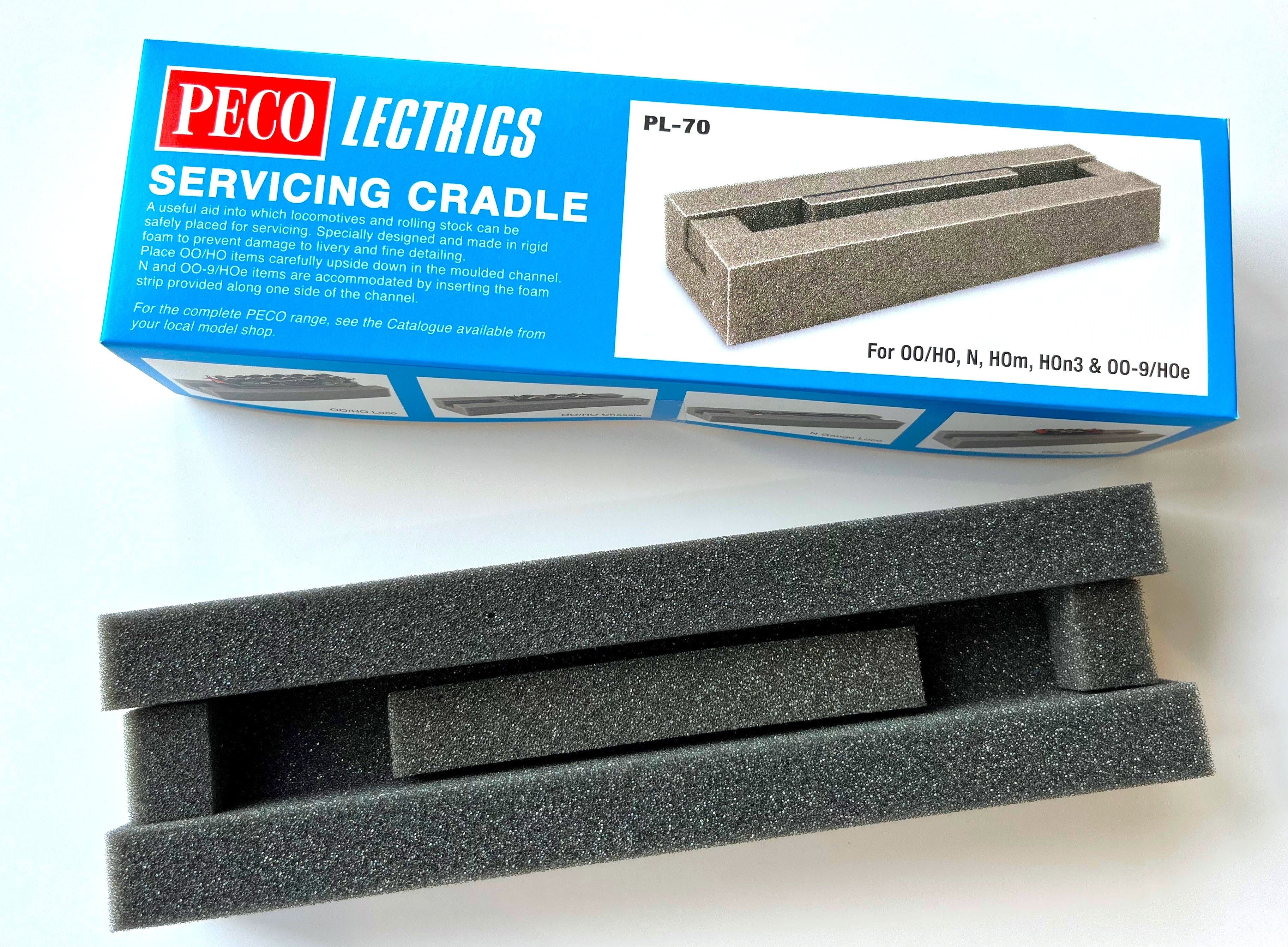 Cradle Rails Peco PL70 PL70 Loco Servicing Cradle – Rails
