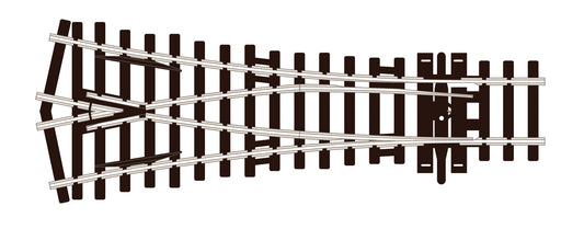 SLU97 Streamline OO/HO Code 100 Y Small Radius Unifrog Point Turnout