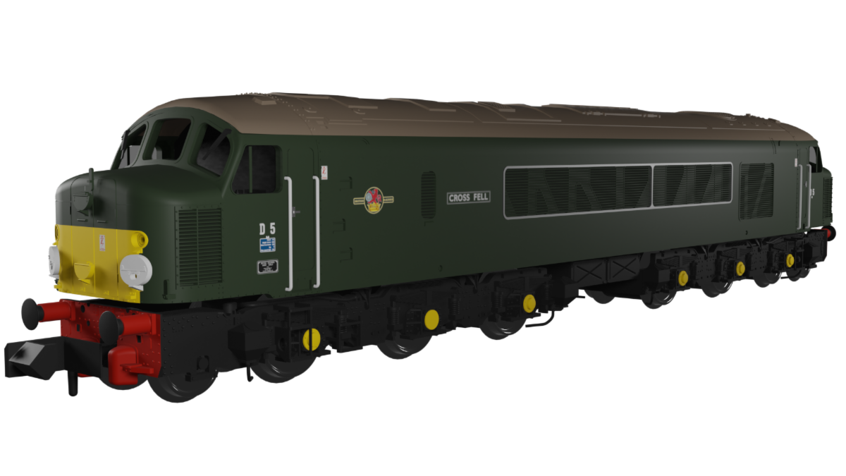 Class 44 D5 "Cross Fell" BR Green With Small Yellow Panel Diesel Locomotive