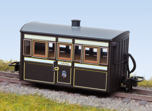 GR559 Ffestiniog Railway Bug Box Coach 3rd Class Victorian Livery No. 5