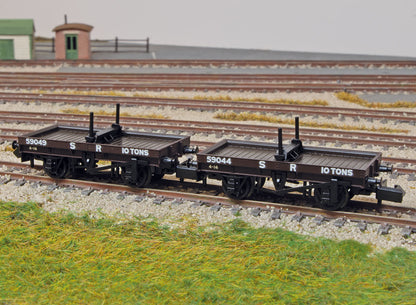 NR1152S 4 Wheel SR Bolster Wagon Twin Pack