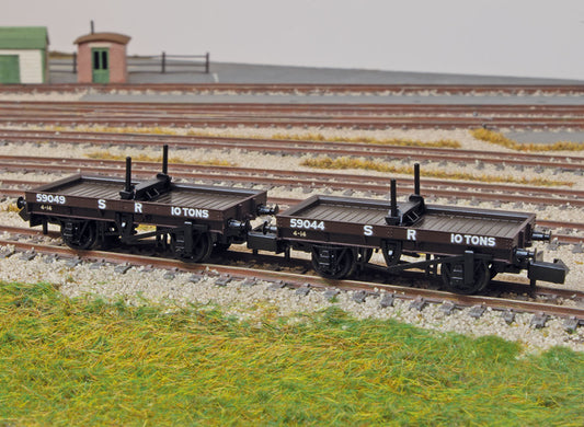 NR1152S 4 Wheel SR Bolster Wagon Twin Pack
