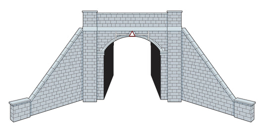 LK12161 Lineside Kit TT:120 Bridge, Stone, Single Track