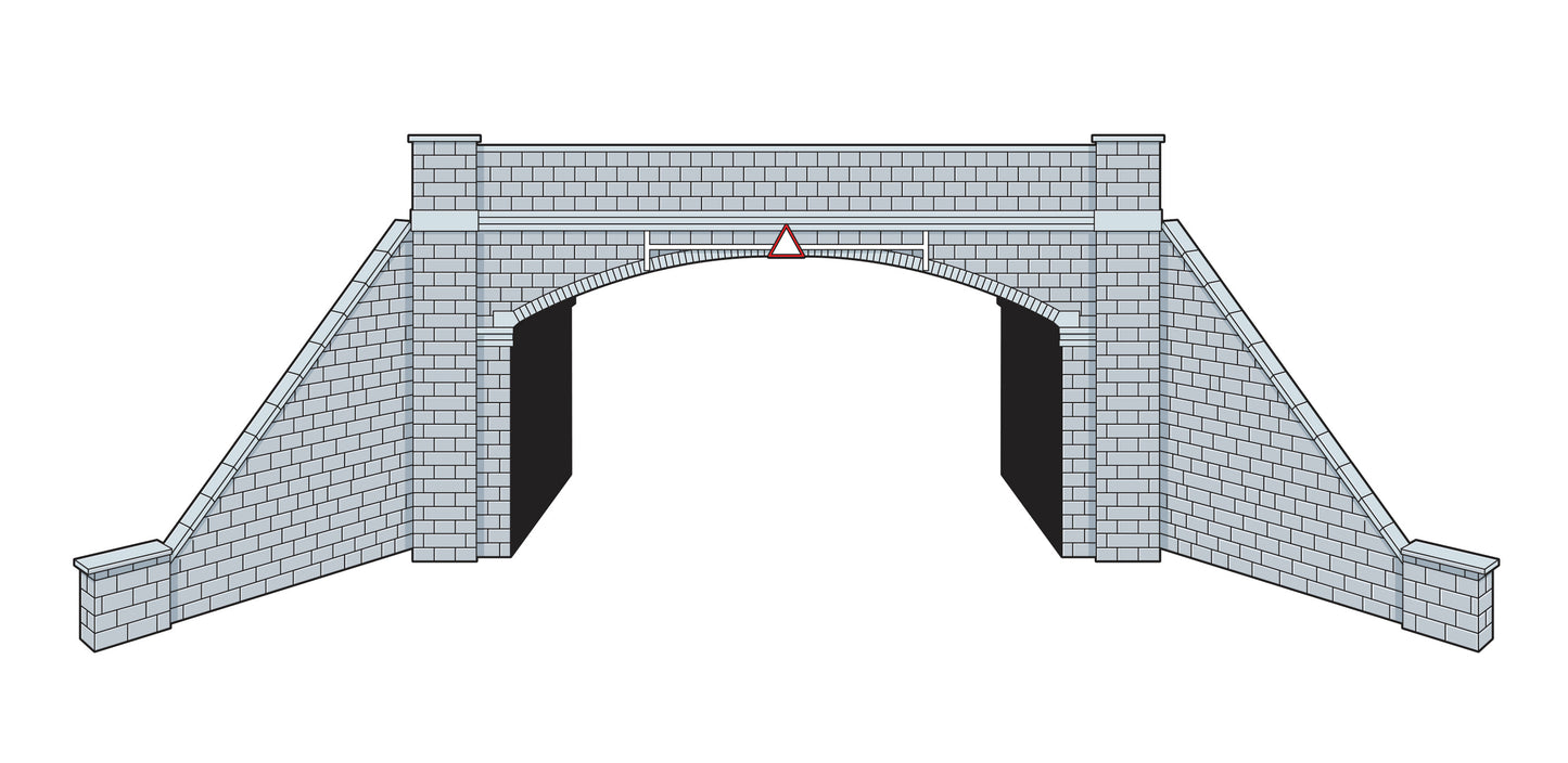 LK12163 Lineside Kit TT:120 Bridge, Stone, Double Track