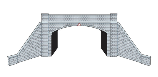 LK12163 Lineside Kit TT:120 Bridge, Stone, Double Track