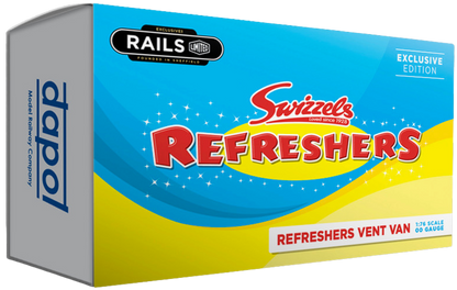 4F-SWIZZELS-003 Swizzels Sweets "Refreshers" - blue Vent Van