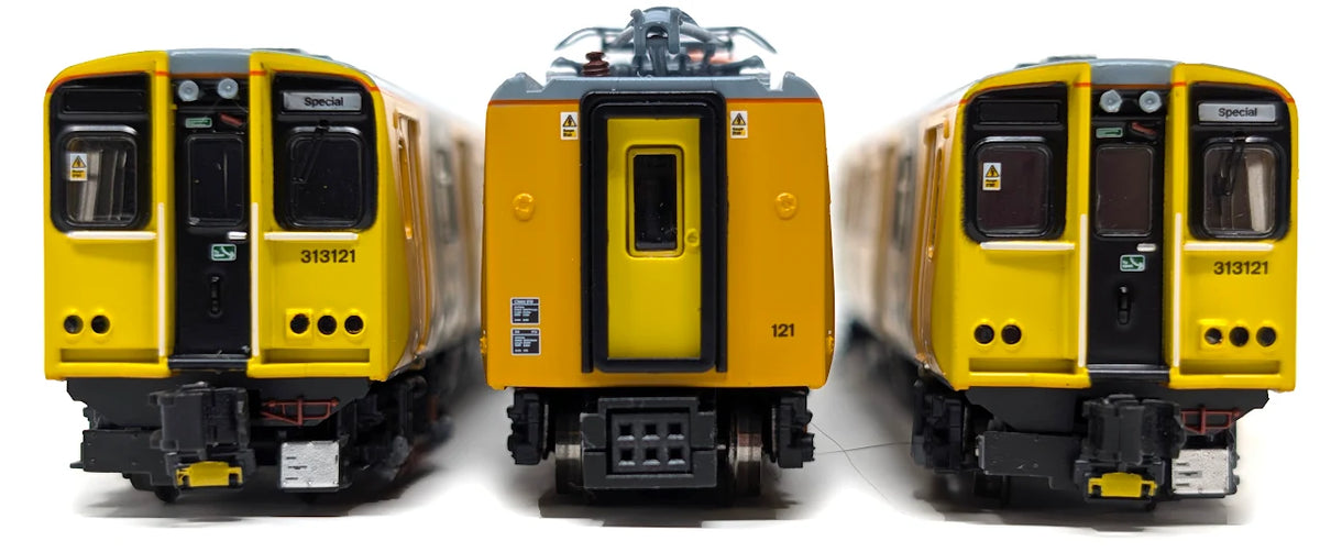 RT-N-313-351-DCC Class 313121 Network Rail Yellow 3 Car Set (DCC Sound)