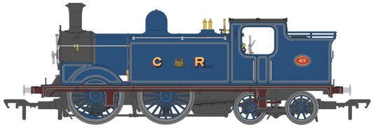 50-172Z Class 439 Caledonian 0-4-4T 419 CR Lined Dark Blue (1975 Cavalcade Condition) Steam Locomotive