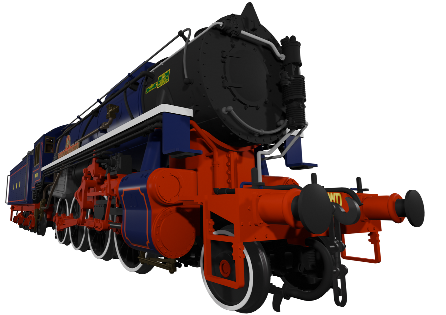 USATC S160 2-8-0 'Franklin D. Roosevelt' Longmoor Military Railway Blue No.WD701 Steam Locomotive - DCC Sound