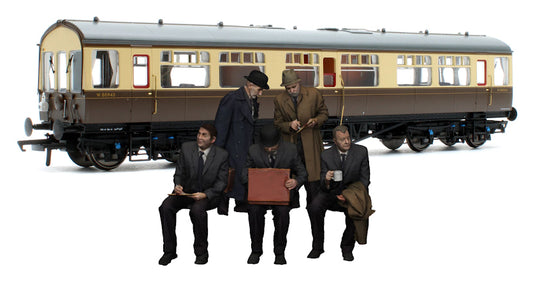 1:76 Scale Exclusive Black Label BR Steam Era Q13 Inspection Saloon Engineers - Full Colour 3D Print