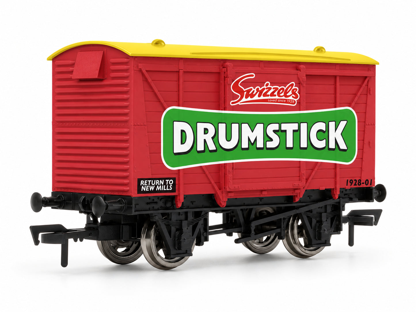 4F-SWIZZELS-001 Swizzels Sweets "Drumstick" - Modern red Vent Van