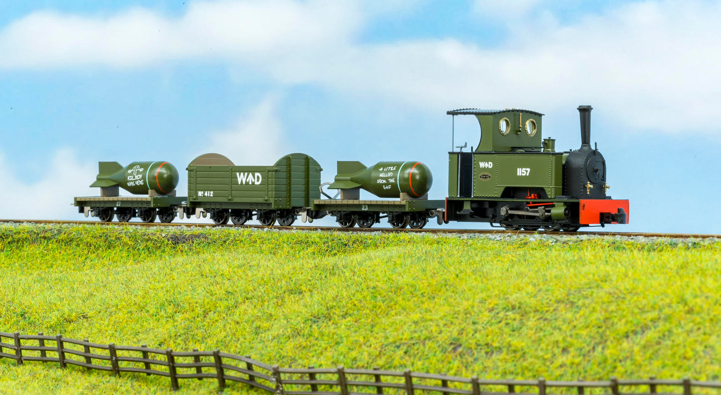 986207 Sirdar Class 0-4-0 Kerr, Stuart & Co. Short-Tank 'What If' - WDLR Plain Green Steam Locomotive