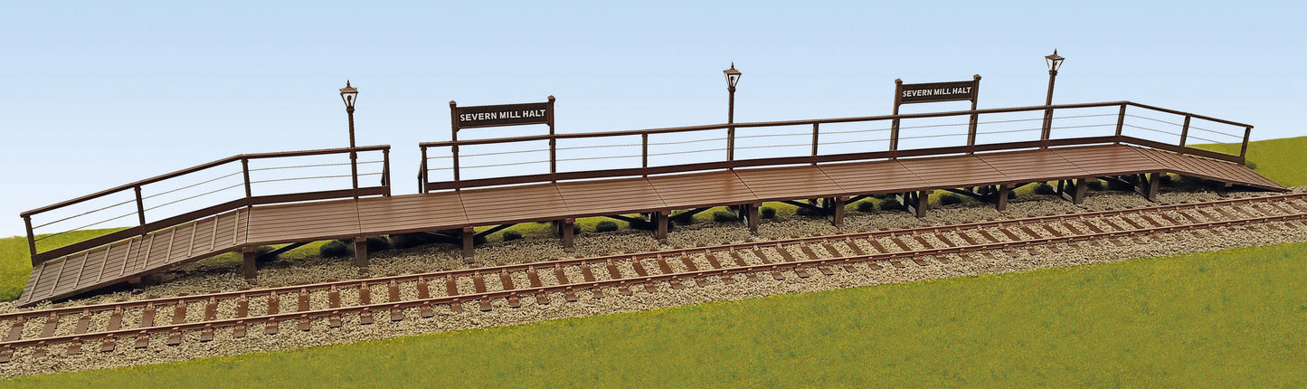 LK708 Wooden Platform Halt Model Kit