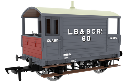 LBSC 4 Wheel Brake Van - LB&SCRy No.60