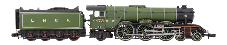 A3 Flying Scotsman 4472 LNER Apple Green & 4 Teak Gresley Coaches