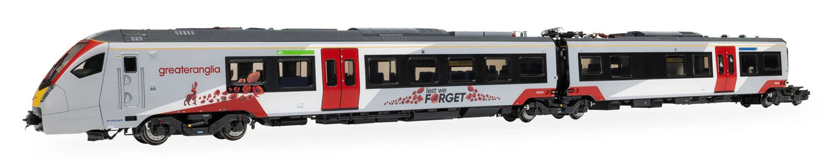 R30468 Flirt Greater Anglia Class 755 755414 Lest We Forget 4 Car Train Pack