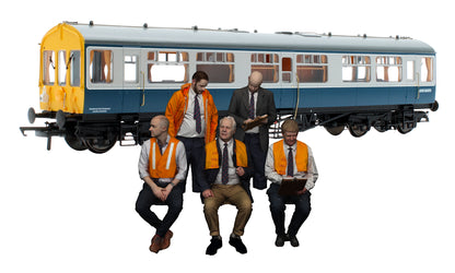 1:76 Scale Exclusive Black Label Hi-Vis BR Q13 Inspection Saloon Engineers - Full Colour 3D Print