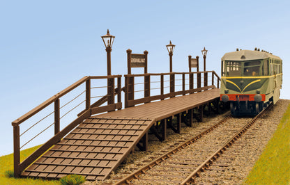LK708 Wooden Platform Halt Model Kit