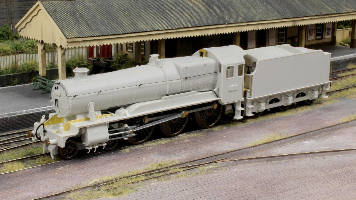 GWR County No.1014 'County of Glamorgan' BR Lined Green Early Crest Steam Locomotive - DCC Sound