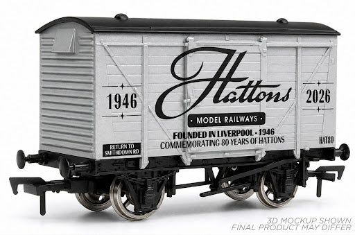4F-HATTONS-26A Hattons Model Railways 80th Anniversary Vent Van