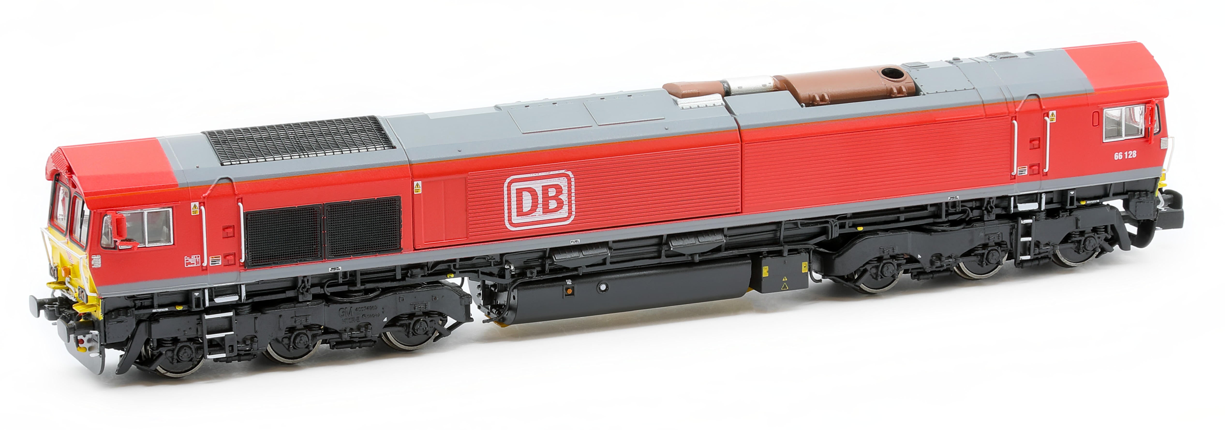 Revolution Trains RT-N66-DB-128DCC Class 66 66128 DB Cargo – Rails