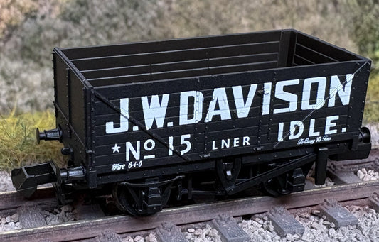 NR7021P R/Stk RTR N 7 plank Open Wagon, JW Davison