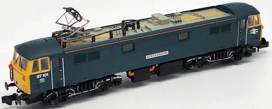 Class 87 Stephenson 87101 BR Blue Electric Locomotive - DCC Fitted