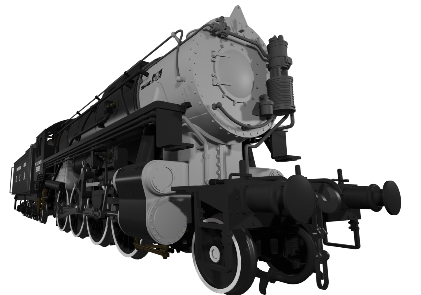 USATC S160 2-8-0 'Pvt. H.J. O’Brien' Black with Transportation Corps U.S.A. on Tender No.2582 Steam Locomotive - DCC Sound