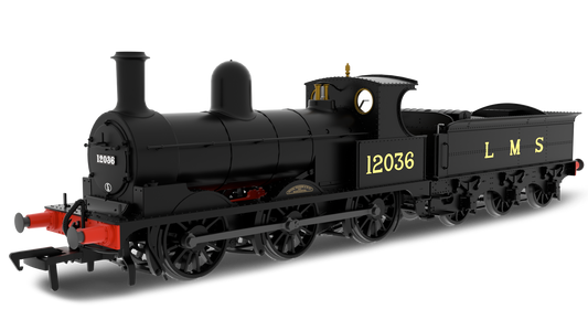 Class 25 'Ironclad' 0-6-0 No.12036 Lancashire & Yorkshire LMS Livery (Cabside Number) Steam Locomotive - DCC Sound