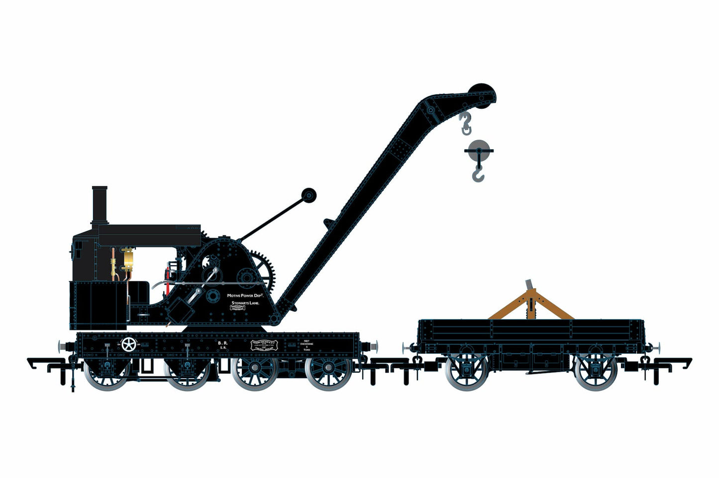 OR76SCS2001 Standard Cowans Sheldon 15T Crane BR Stewarts Lane DS316