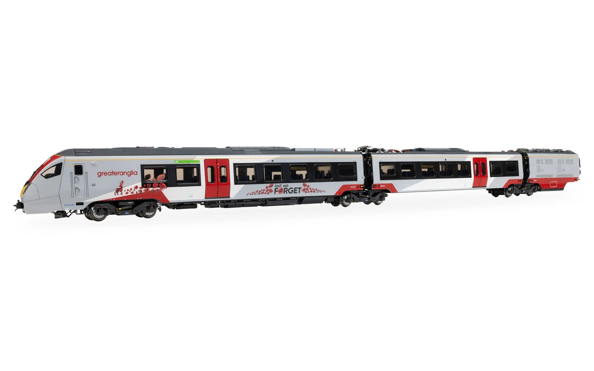 R30468 Flirt Greater Anglia Class 755 755414 Lest We Forget 4 Car Train Pack