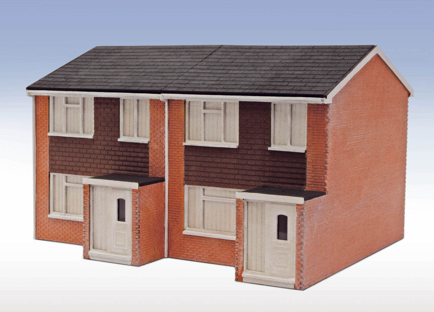 Lineside OO/HO 1960s Semi-Det House complete - Laser Cut Kit