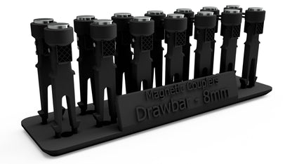RRM181 OO Gauge Magnetic Couplings - 8mm Drawbar (14 Pack)