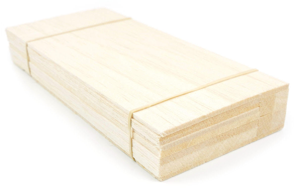 Balsa Wood - Mini Bundle (50 x 76 x 229mm)