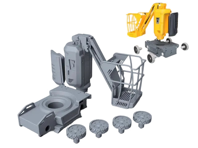 RRM177 OO Gauge Mini Cherry Picker (Single Kit Pack) - Unpainted Model Kit