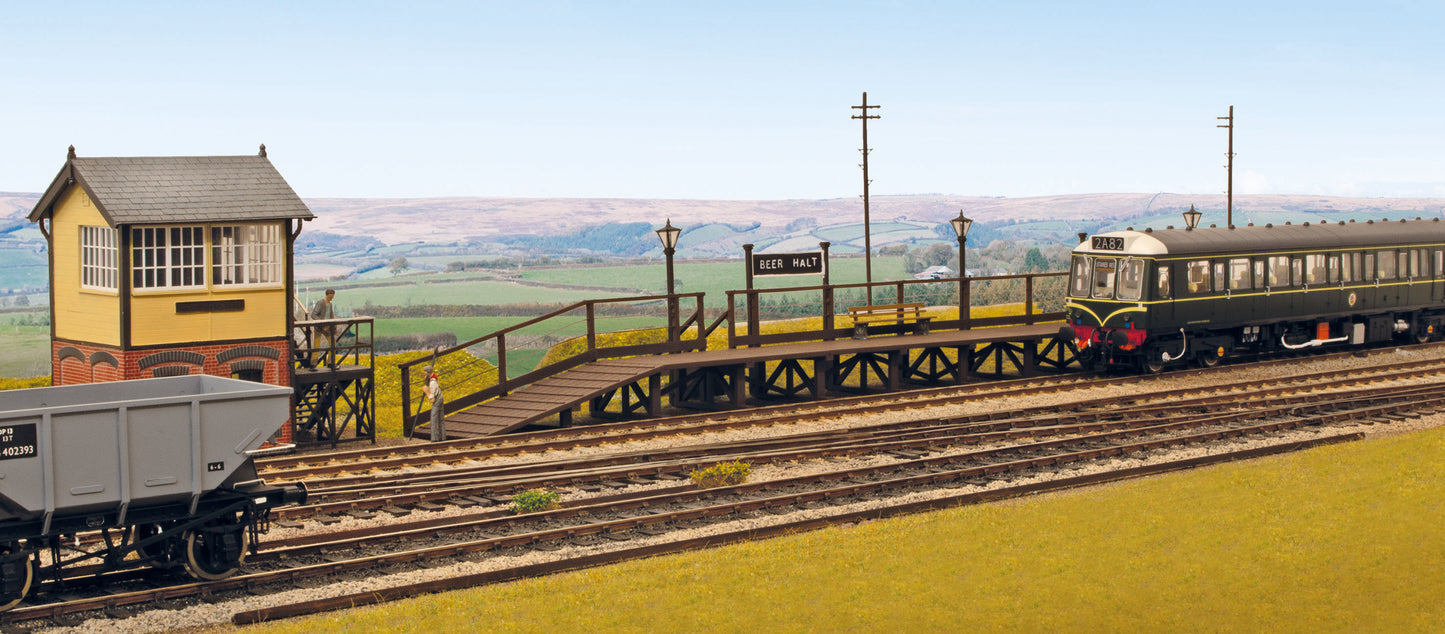 LK708 Wooden Platform Halt Model Kit