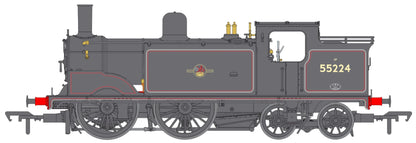 50-176Z Class 439 Caledonian 0-4-4T 55224 BR Lined Black Late Crest Steam Locomotive