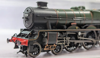 35-977ASF LMS Jubilee with Double Chimney & Welded Stanier Tender 45596 'Bahamas' BR Lined Green (Late Crest) (PRESERVED) Steam Locomotive - DCC Sound