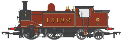 50-173ZSF Class 439 Caledonian 0-4-4T 15189 LMS Lined Crimson (As Preserved) Steam Locomotive - DCC Sound