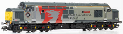 TT3062M Class 37/7 Rail Operations Group 37800 'Cassiopeia' Diesel Locomotive