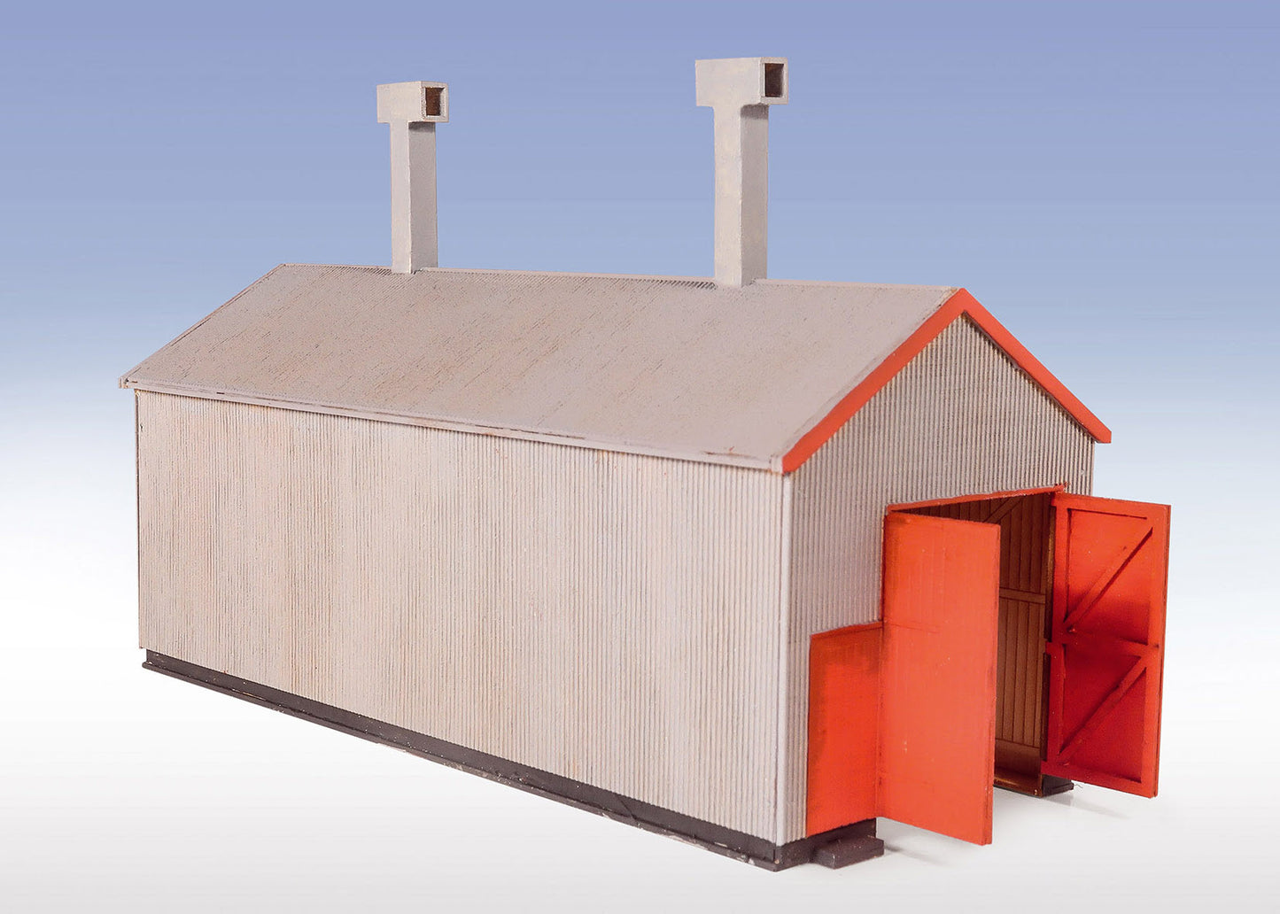 Corrugated Iron Engine Shed Laser Cut Model Kit