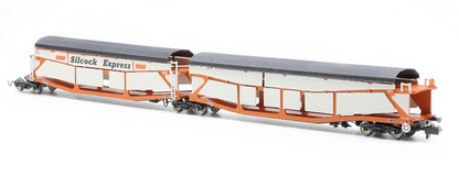 Quad set Cartic-4 car carrier - Silcock Express livery with roof + side screens (set B)