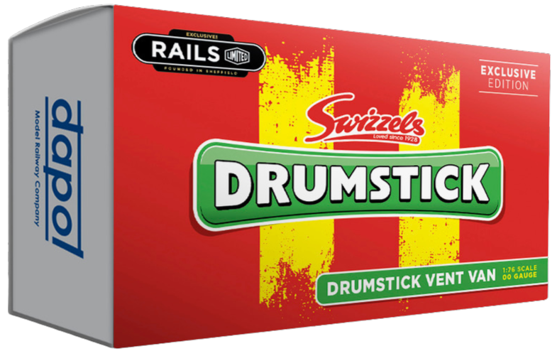 4F-SWIZZELS-001 Swizzels Sweets "Drumstick" - Modern red Vent Van