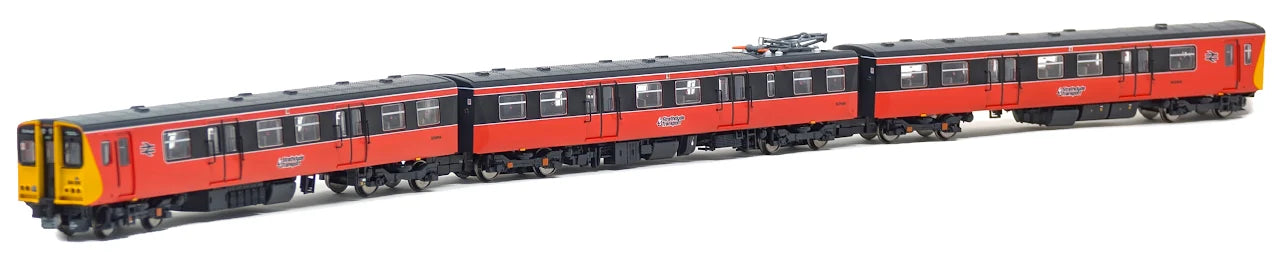 RT-N-314-302DC Class 314216 Strathclyde Passenger Transport (SPT) Orange & Black 3 Car EMU Set
