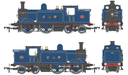 50-172Z Class 439 Caledonian 0-4-4T 419 CR Lined Dark Blue (1975 Cavalcade Condition) Steam Locomotive