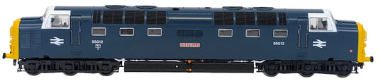Class 55 'Deltic' BR Blue 55012 Crepello (White Cab Windows) Diesel Locomotive