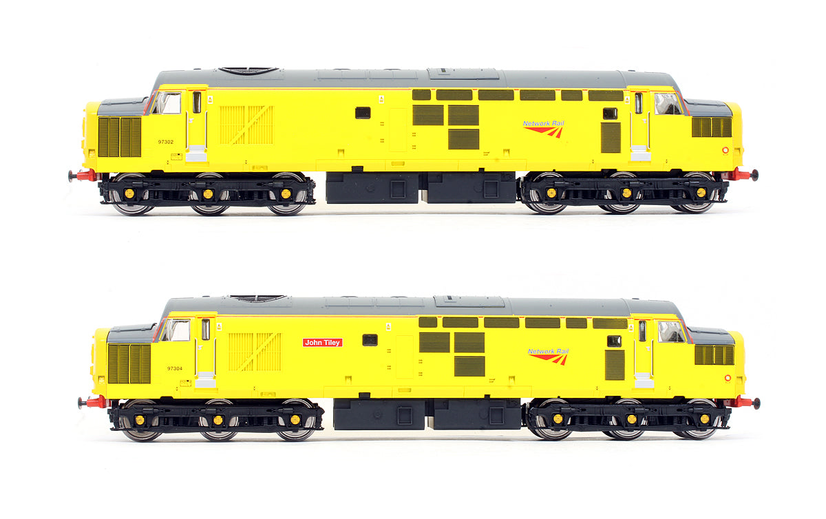Pre-Owned Network Rail Twin Pack 97302 & 97304 Diesel Locomotives