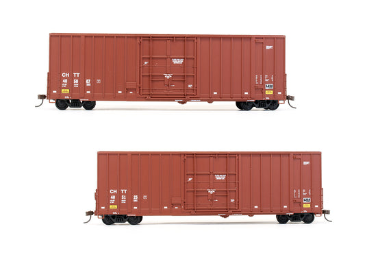 Pre-Owned Gunderson 50' Hi-Cube Paper Box Car CHTT (UP) - 2 Pack