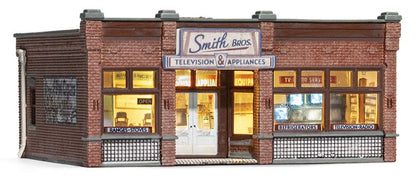 Woodland Scenics - N Gauge Buildings - Smith Brothers TV & Appliance