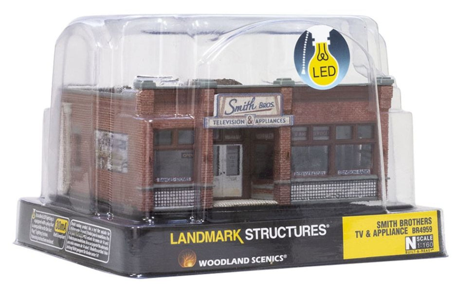 Woodland Scenics - N Gauge Buildings - Smith Brothers TV & Appliance
